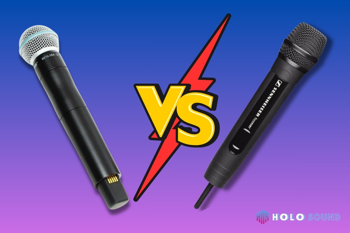 Shure vs Sennheiser mikrofon event